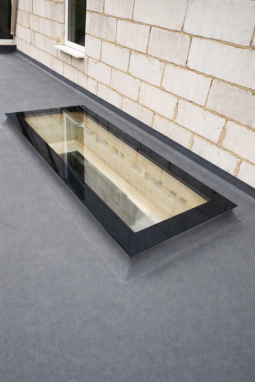 Double Glazed Flat Roof Skylight | Frameless Design